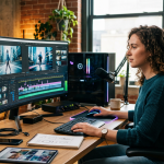 Imagem ilustrativa: Aplicativos para editar vídeos no pc: o que mudou em 2026