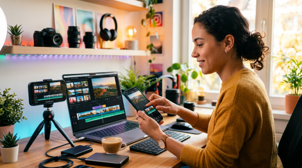 Imagem ilustrativa: Qual app para editar vídeos de graça em 2026? Top escolhas