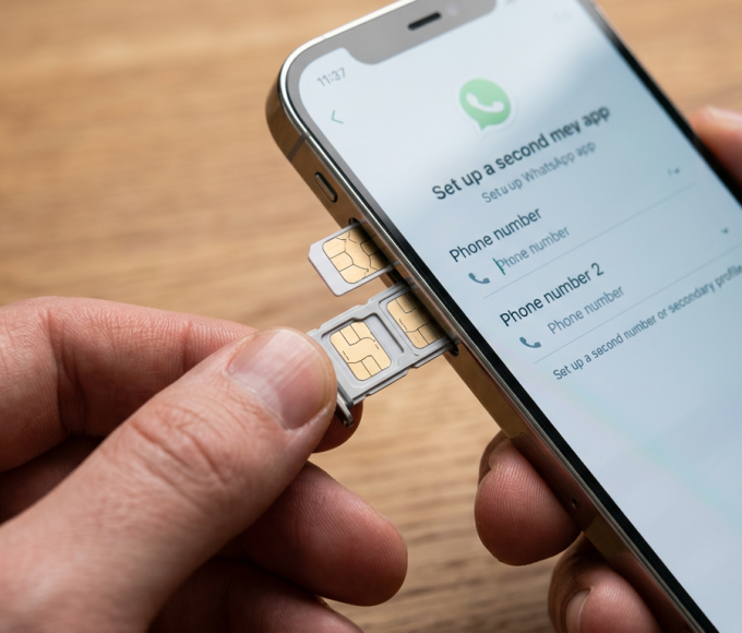 Imagem ilustrativa: Como ter 2 whatsapp no mesmo celular com números diferentes