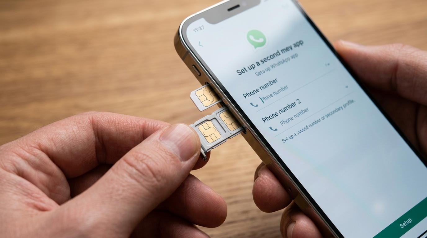 Imagem ilustrativa: Como ter 2 whatsapp no mesmo celular com números diferentes