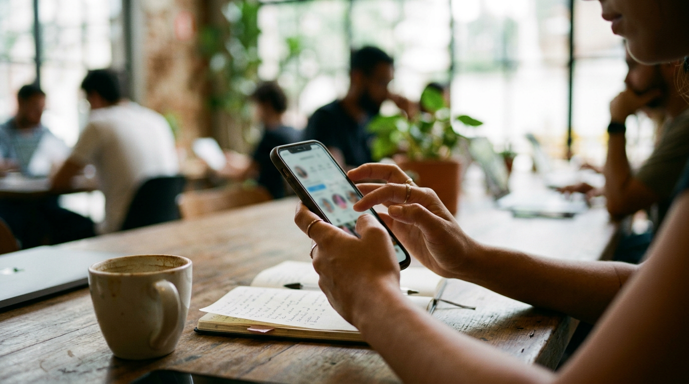 Imagem ilustrativa: Como ter mais seguidores no Instagram sem postar nada — detalhe complementar
