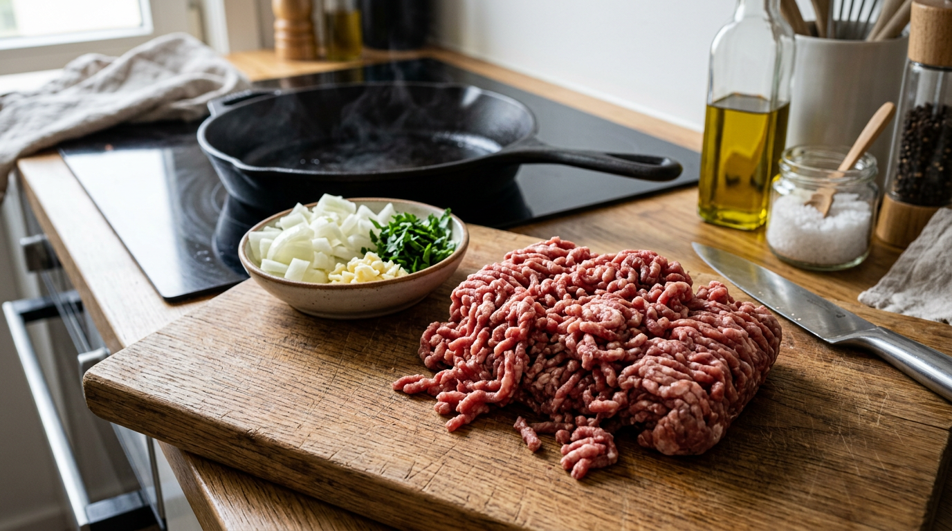 Imagem ilustrativa: Como fazer carne moída perfeita: guia para um refogado soltinho — detalhe complementar